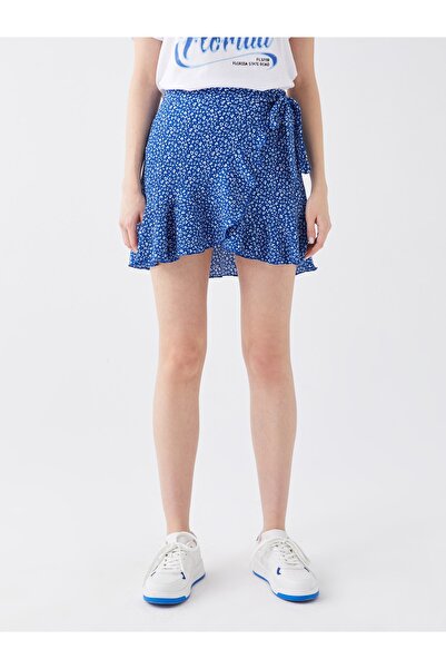 LC Waikiki Alkalmi elasztikus derékmintás női szoknya