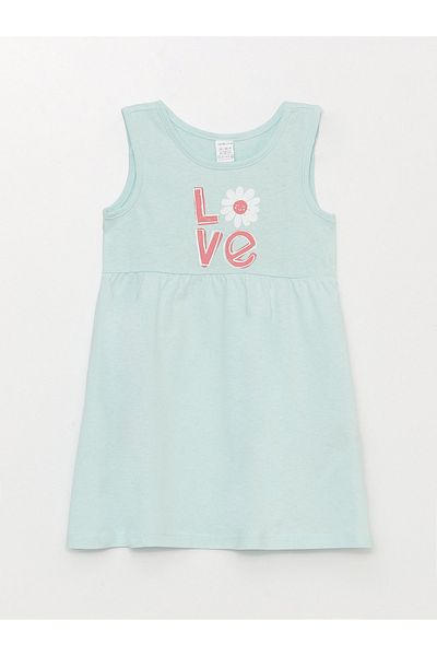 LC Waikiki Crew Neck - Baby Girl Potištěné šaty