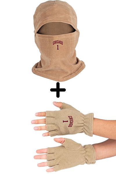 herotasarım Σετ γάντια Polar Cut - Chicago Balaclava Bll3749