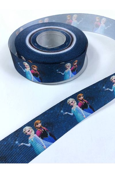 GELD Navy Blue Anna Elsa Figured Grosgrain Κορδέλα – Κορδέλα