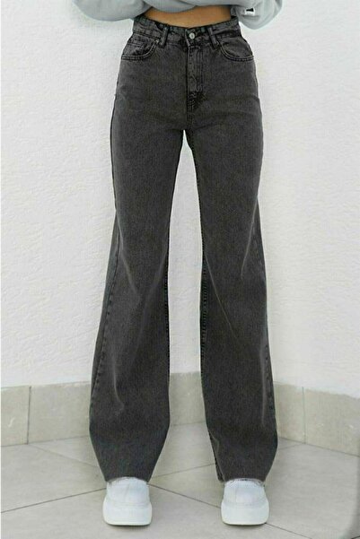 DRC trend Blugi cu picioare largi din Lycra afumată - Blugi largi cu picioare...