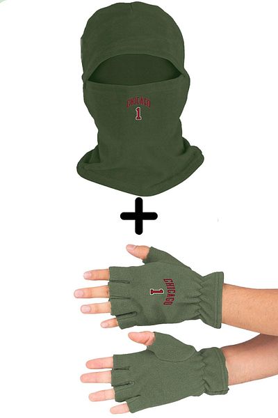 herotasarım Σετ γάντια Polar Cut - Chicago Balaclava Bll3749
