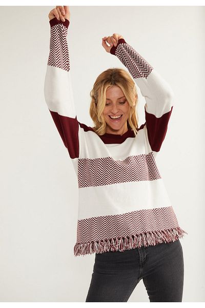 USHA FESTIVAL Oversize Strick Pullover carnea