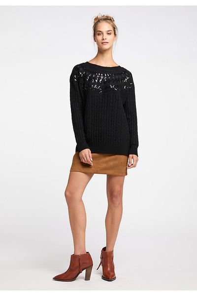 USHA FESTIVAL Strick Pullover carnea