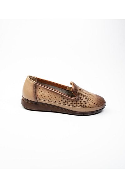 Scavia 309 Mink Leather Women's Casual Shoes