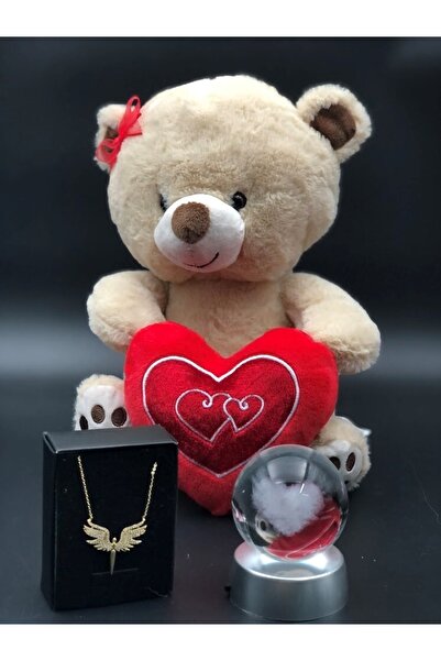 Masalsı Concept Ayıcık, Renk Değiştiren Küre Ve Kolye Sevgiliye Eşe Arkadaşa ...
