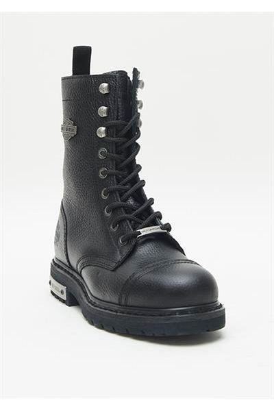 Harley Davidson Γυναικείες μαύρες δερμάτινες μπότες Harley-davidson Colmar