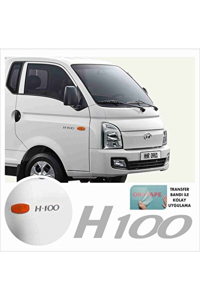 zafrakreklam Hyundai H100 Yan Kapı Sticker Yazısı Kamyonet Iki Adet