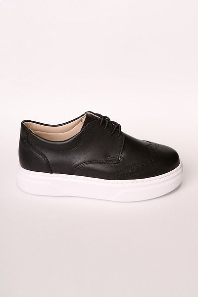 Papuccum Ortopedi Boy's High Sole Light Soft Casual Lace Up Oxford Shoes