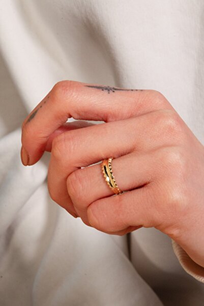 Adil İdil Kuyumculuk Ikili Ince Plaka Yüzük