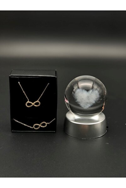 Denseden Sonsuzluk Bileklik Ve Kolye Sevgiliye Eşe Arkadaşa Anneye Doğum Sevg...