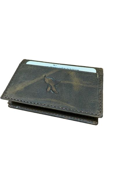 Karalı Deri Кожен калъф за карти с две части, антично кафяв, K58910