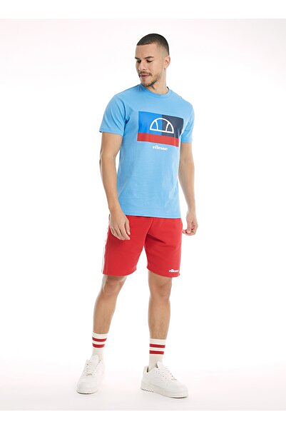 Ellesse Мъжка синя тениска с обло деколте Em003-bl Мъжка тениска