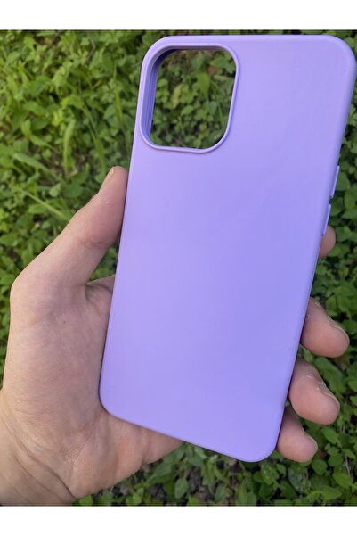 I Phone 13 Pro Lüx Lansman Düz Renk Kılıf - Lila