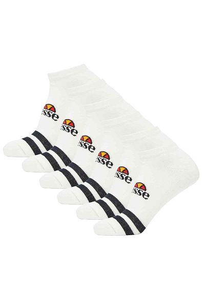 Ellesse MELNA Unisex-Sneaker – 6 Paar Trainingsfutter und Logo-Sportsocken