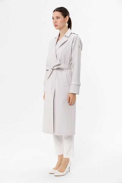 Icon Women's Lilac Şimal Trench Coat 1638 Kb
