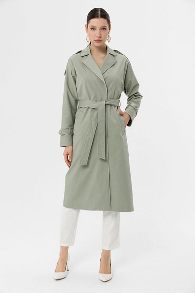 Icon Women's Khaki Şimal Trench Coat 1638 Kb