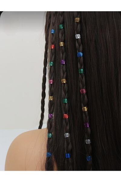 AKOLİFE Цветни минималистични обеци за коса Халки за коса