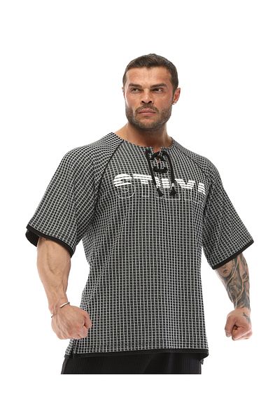 Stilya Raglan Sleeve Relaxed Fit Lace-Up T-Shirt Stilya 3228