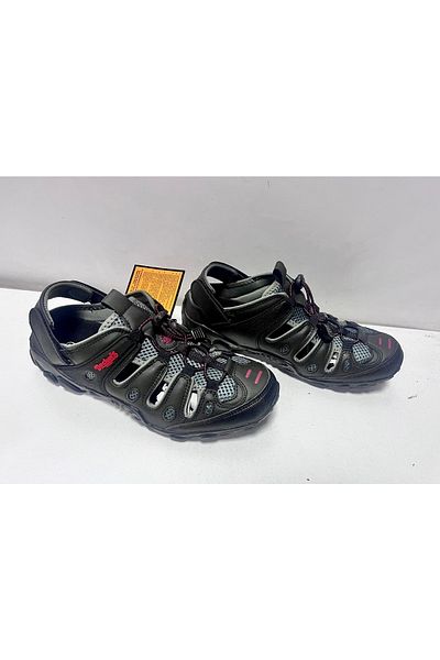 Dockers By Gerli Ανδρικά Μαύρα Χρώμα Γνήσιο Δερμάτινο Trekking Σανδάλια Παπούτσια Outdoor 216504