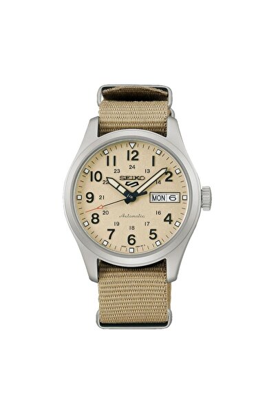 Seiko SRPJ83K - 39mm Men's Quartz Wristwatch with Hadlex Crystal and Canvas Dial