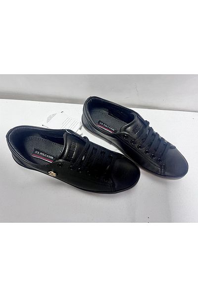 U.S. Polo Assn. U.S. Polo Assn. Pantofi Jojo clasici cu șireturi din piele naturală neagră de damă