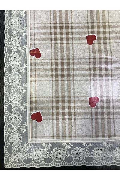 dekorya PVC Lacy | Colorful Patterned Luxury Tablecloth | Oilcloth Fiber Based Non-Slip Wipeable Stain Resistant