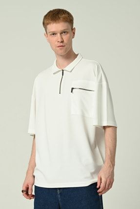 DON Q SHOT Erkek Polo Yaka Tek Cepli Oversize K sa Kollu T shirt Fiyat Yorumlar Trendyol