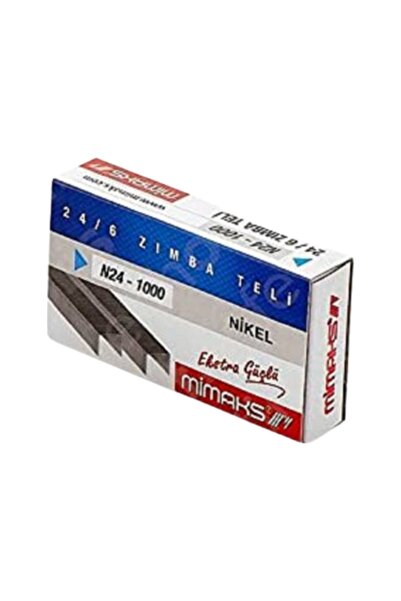Mimaks 24/6 Staple White 10 Pieces 10x1000, Staple, Pack Staple, Staple