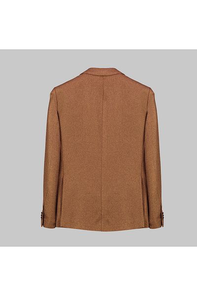 Sarar Interview Maytto Slim Fit Woven Sports Copper Jacket