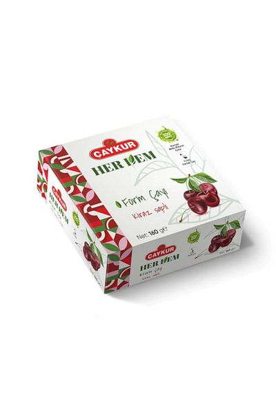 Çaykur Herdem Cherry Stem Form Tea 16 Grams * 100 Pieces