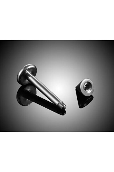 TÜKKAN ACCESSORİES 316l Cerrahi Çelik 2 Li Set Sivri Uç 8 Mm Piercing,kulak,dudak,kıkırdak,tragus,helix-vp135