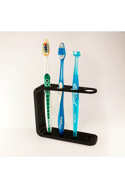 Root Made Toothbrush Stand 4-Piece Toothbrush Organizer Bathroom Organizer