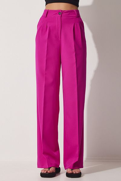 Happiness İstanbul Wide Leg Masculine Woven Trousers