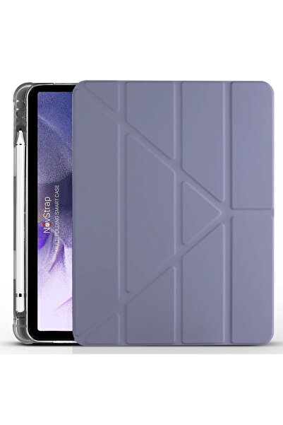 NovStrap Samsung Galaxy Tab S7 Plus / S8 Plus 12.4 X800 T970 Kılıf Smart Kale...