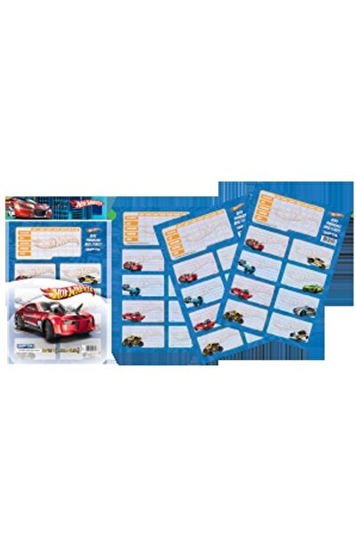 Gıpta Hot Wheels Шкільна етикетка з навчальною програмою