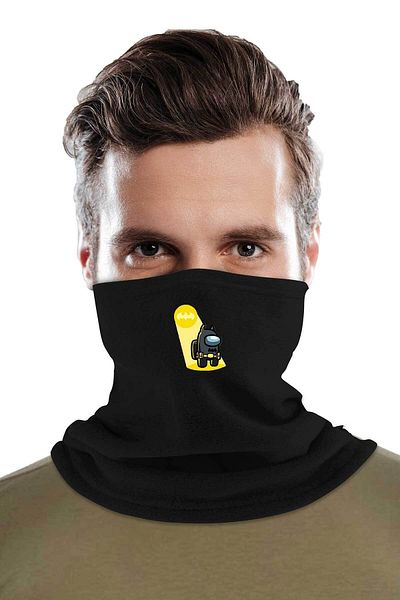 herotasarım Set de 2 Minions - Mănuși decupate și guler pentru gât Fleece Bll3800