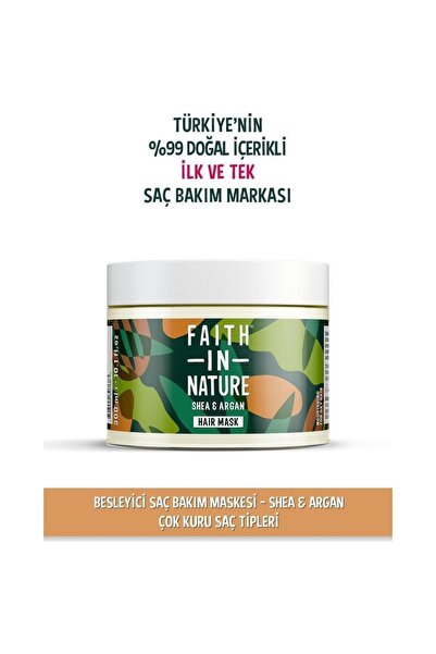 Faith In Nature Shea and Argan Hair Mask 300 ml