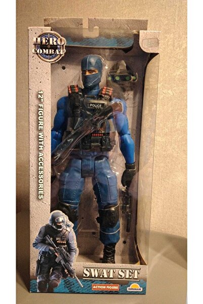 Sunman Police Combat Swat Oyun Seti (30cm Actıon Figur)