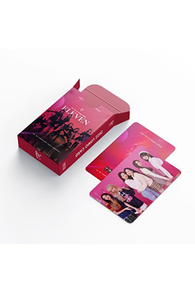 Kpop Dünyasi Ive '' Eleven '' Çift Yön Baskılı Lomo Card Seti