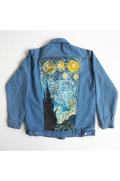 Hello Stranger Van Gogh Kot Ceket - Yıldızlı Gece Starry Night