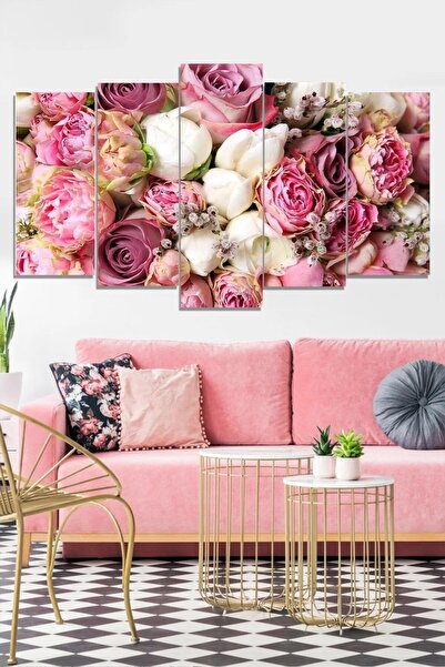 NT Handmade 5 Parçalı Mdf Tablo - Salon Oturma Yatak Odası Ofis Antre Mutfak ...
