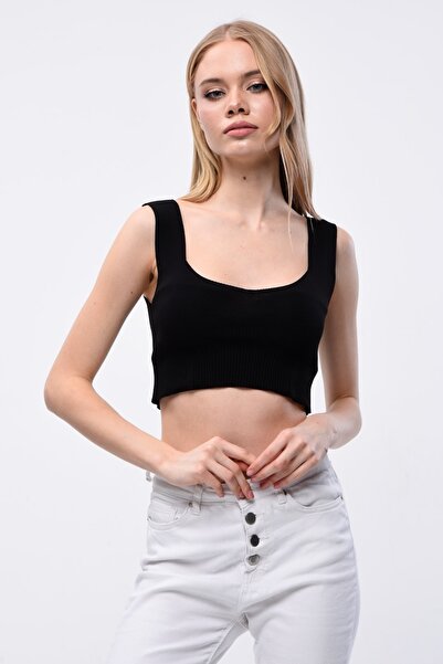 MA ananas Bluză Crop damă