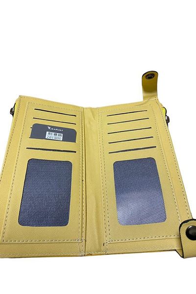 Carlino Zippered Wallet with Snap Closure Women308197