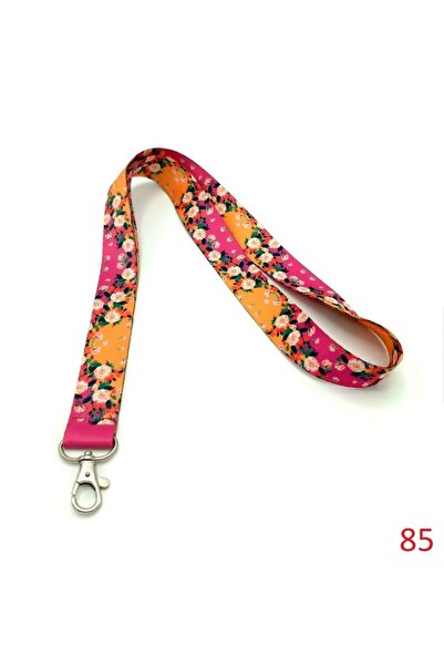 CİCCİBİCCİSHOP Kir Cicekleri Pembe Düdük Kordonu,boyun Askı Ipi