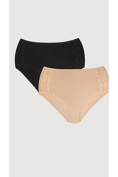 LC Waikiki Lace Detailed Classic Panties 2 Pack