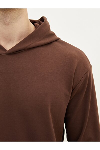 LC Waikiki Kapüşonlu Uzun Kollu Erkek Sweatshirt