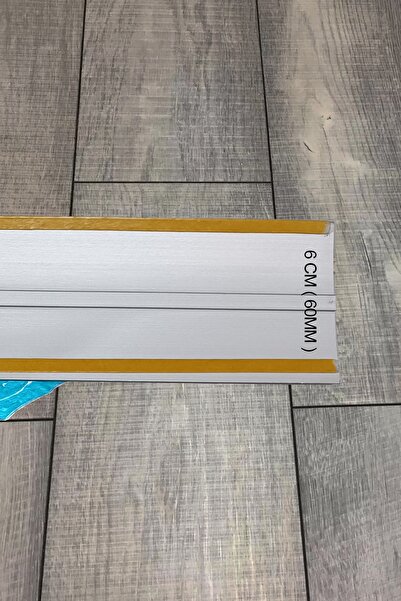 BN Kapı Eşik Çıtası 120 Cm Geniş Parke Kapı Altı Çıtası Geniş 60mm Gri Yapışkanlı Kapı Eşik Profili