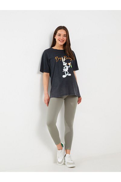 LC Waikiki Schlichte Umstandsleggings mit elastischem Bund