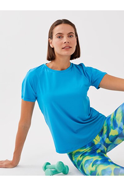 LC Waikiki Γυναικείο αθλητικό μπλουζάκι με αντανακλαστικό κοντό μανίκι